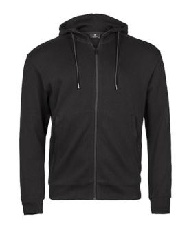 Preview: Tee-Jays Ribbed Interlock Hooded Full Zip