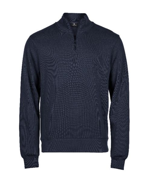 Tee-Jays Ribbed Interlock Half Zip