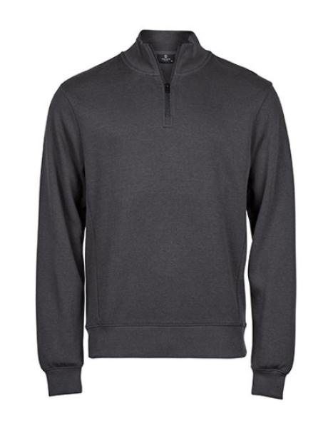 Tee-Jays Ribbed Interlock Half Zip